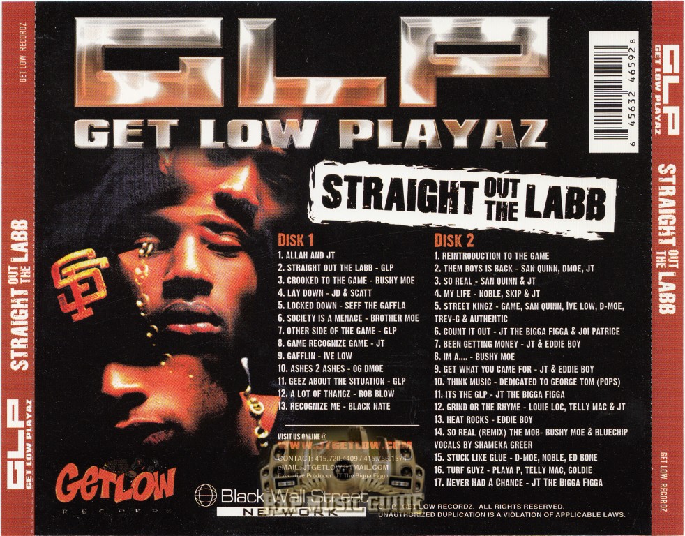 Get Low Playaz - Straight Out The Labb: Collectors Edition: CD 